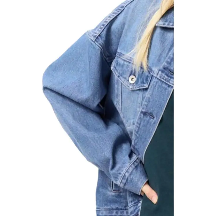 UNIQLO Denim Jacket Women's Lake Blue-3