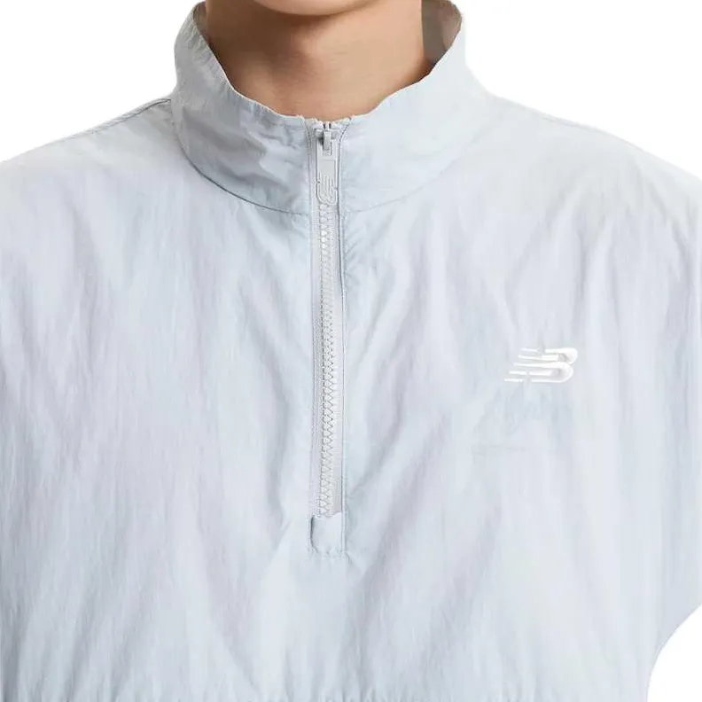 New Balance UNI FLYING SS25 Jacket Men's Light Gray-3