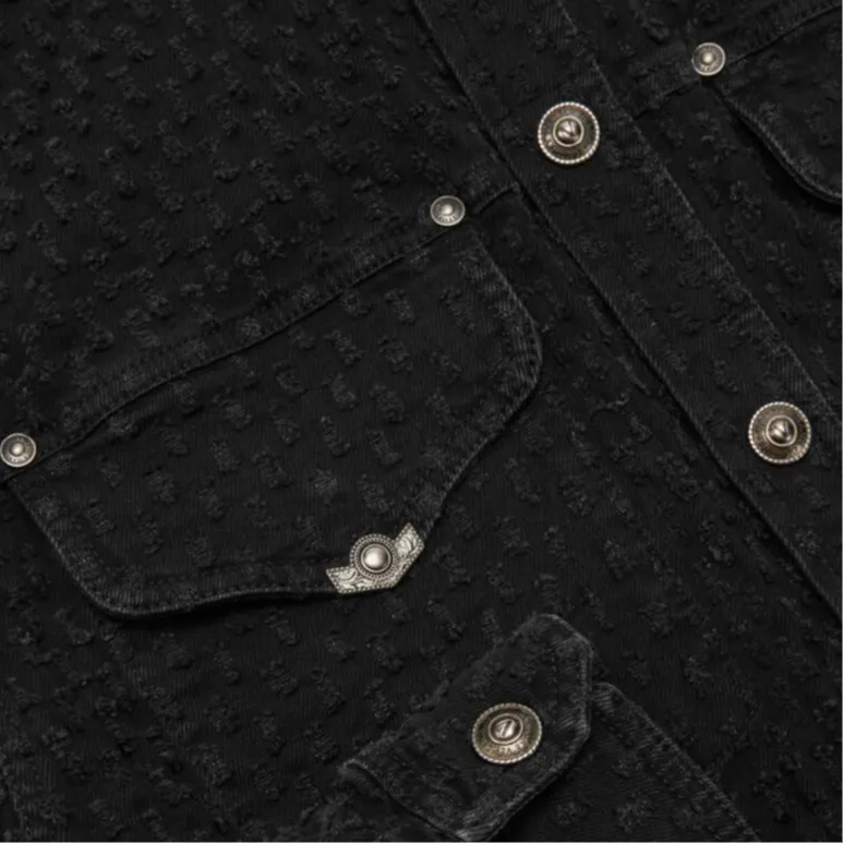 VERSACE Denim Shirt Jacket-5