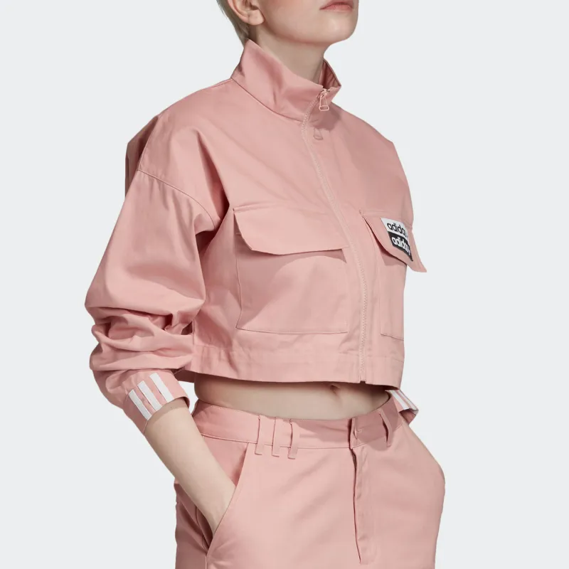 Adidas Originals TRACK TOP Jackets Coats Women's Pink-2