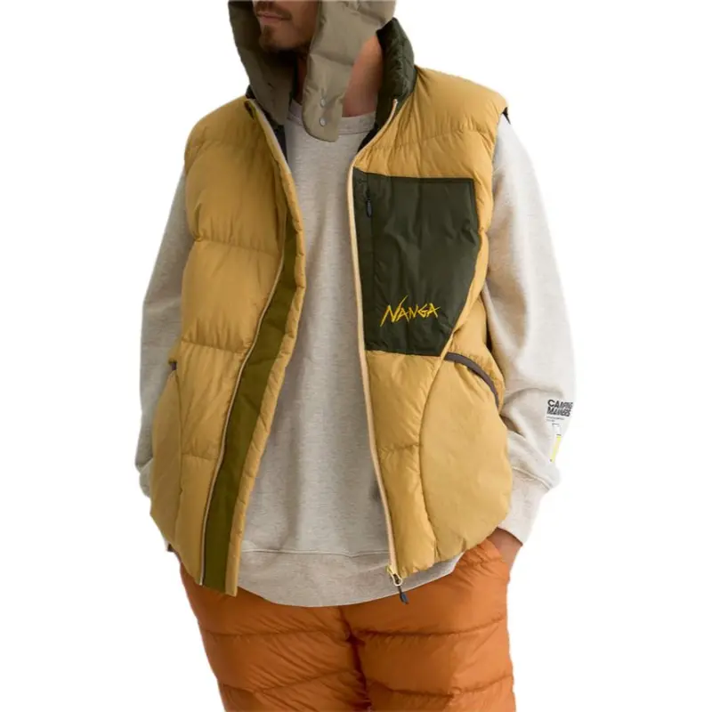 NANGA MAZENO RIDGE VEST Vest Unisex Beige Yellow-5
