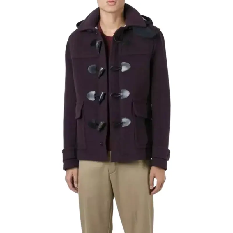 Burberry Coats Men Purple-2