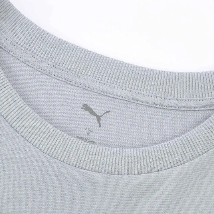 PUMA Elevatedgraphic SS25 T Shirt Men's Light Gray 20-3