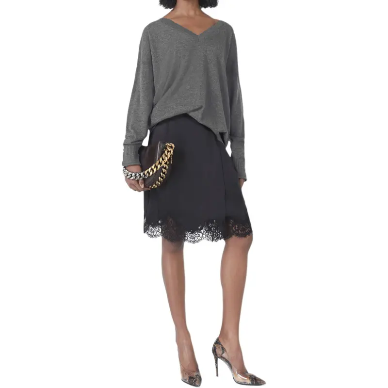 Stella McCartney Stella Iconic V Neck Knitted Jumper-3