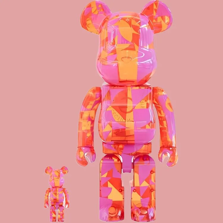 BE@RBRICK 400%100% Building Blocks Bear Macau Limited, Galeries Lafayette Trendy Figures 7cm/28cm-4