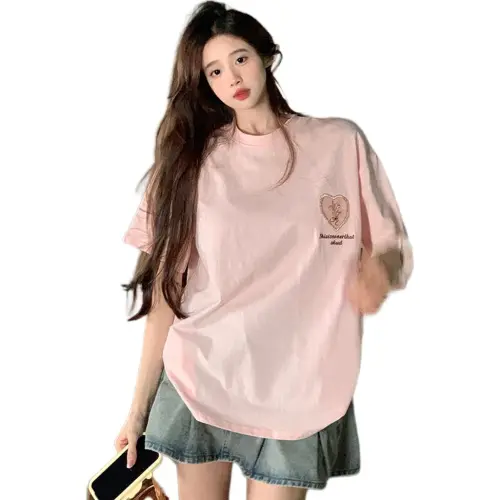 Oudifu Set in Sleeve T Shirt Women's