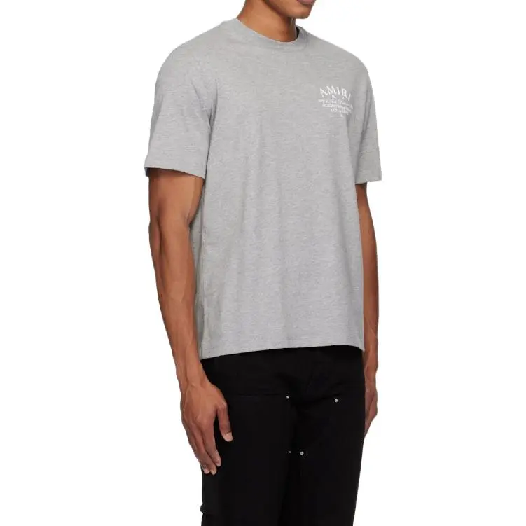 AMIRI Logo Printed Crewneck T Shirt-3