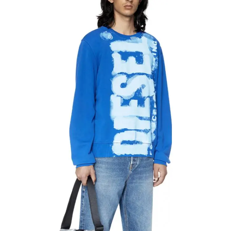 DIESEL Sweatshirts Men Blue-2