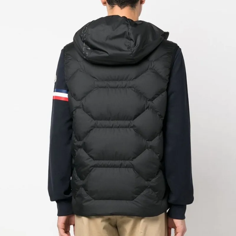 Moncler Vests Men Black-2
