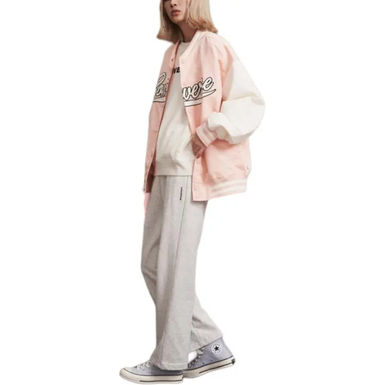 Converse Baseball Jacket Unisex Pink-3
