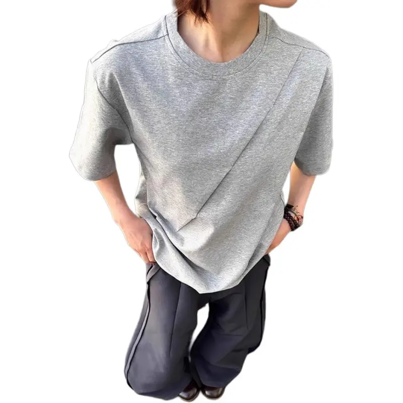 KVIV T Shirts Men Gray -2