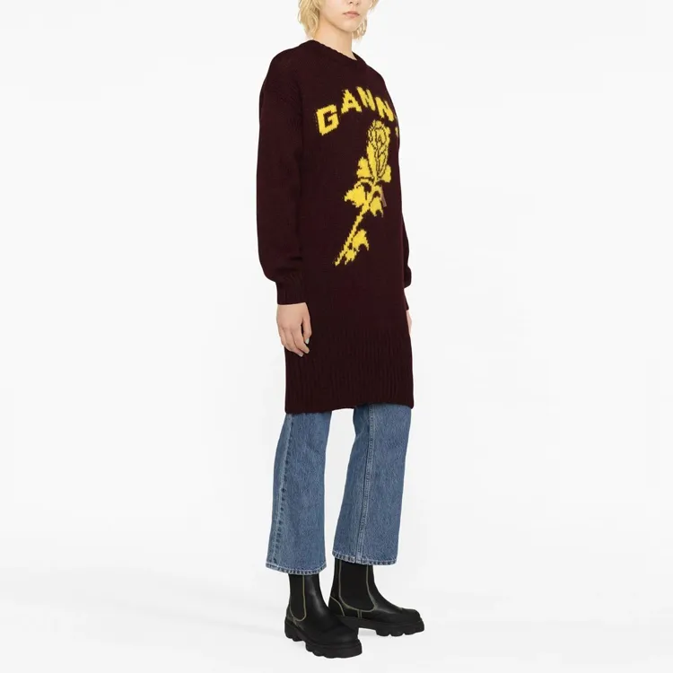 GANNI Intarsia knit Jumper-3