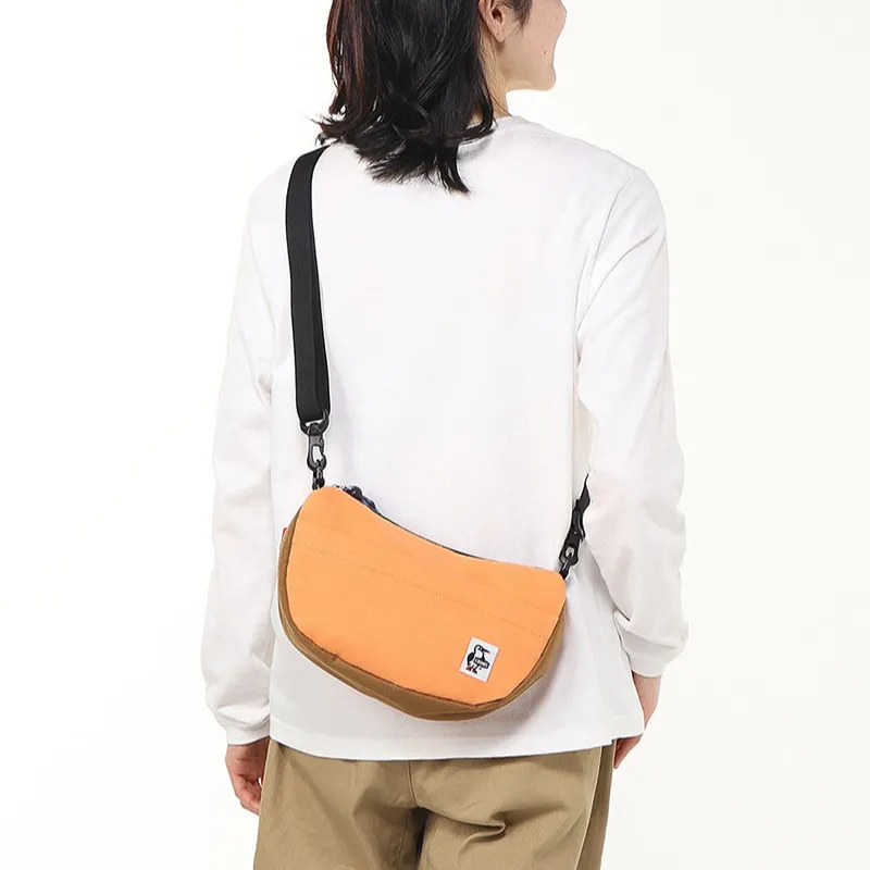 CHUMS Cotton Crossbody Bag, Shoulder Bag Unisex Orange-2