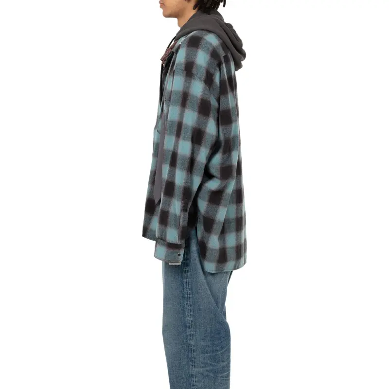 Maison Mihara Yasuhiro Double Layered Check Shirt-4