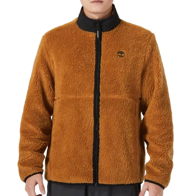 Timberland Velvet Jackets Men Brown-1
