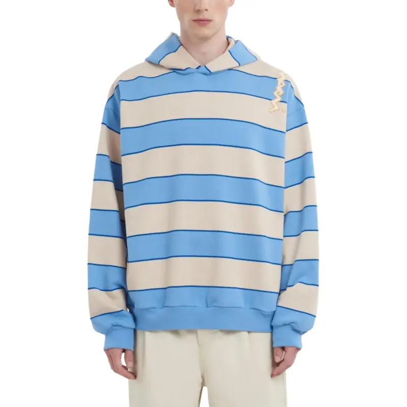 MARNI Striped Hoodie-4