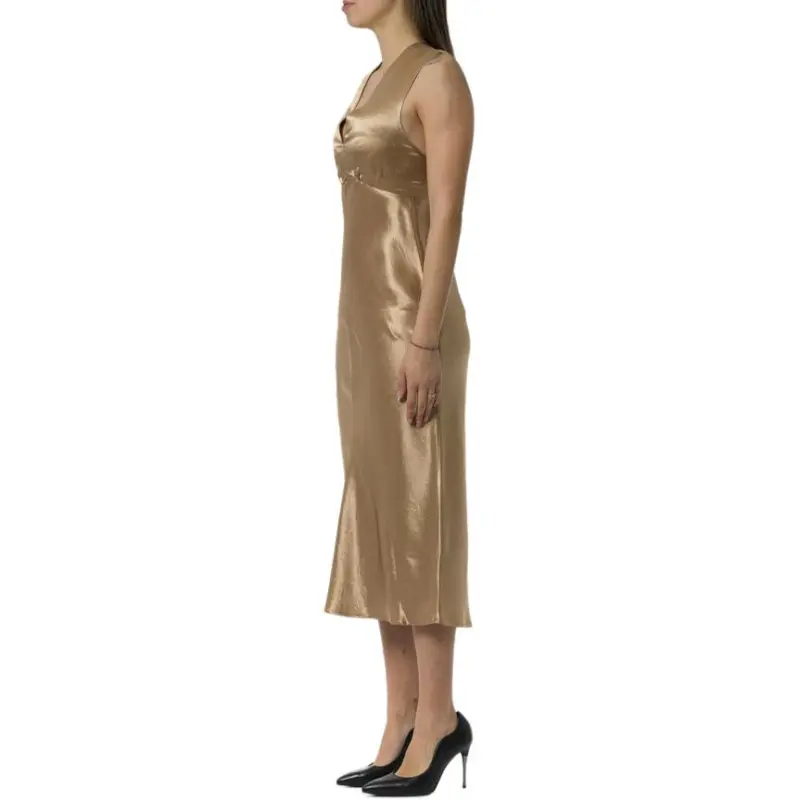MaxMara Sleeveless Dress Women's Brown-2