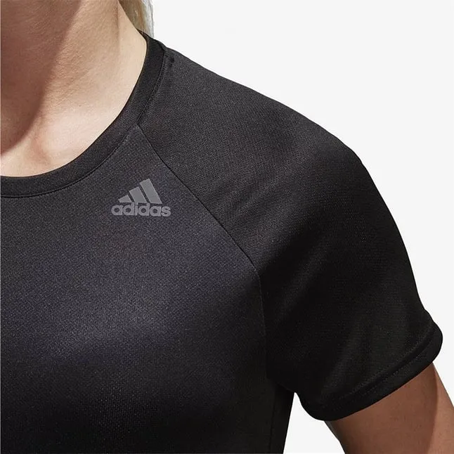 Adidas Essential Raglan Sleeve T Shirt Women's Black-4