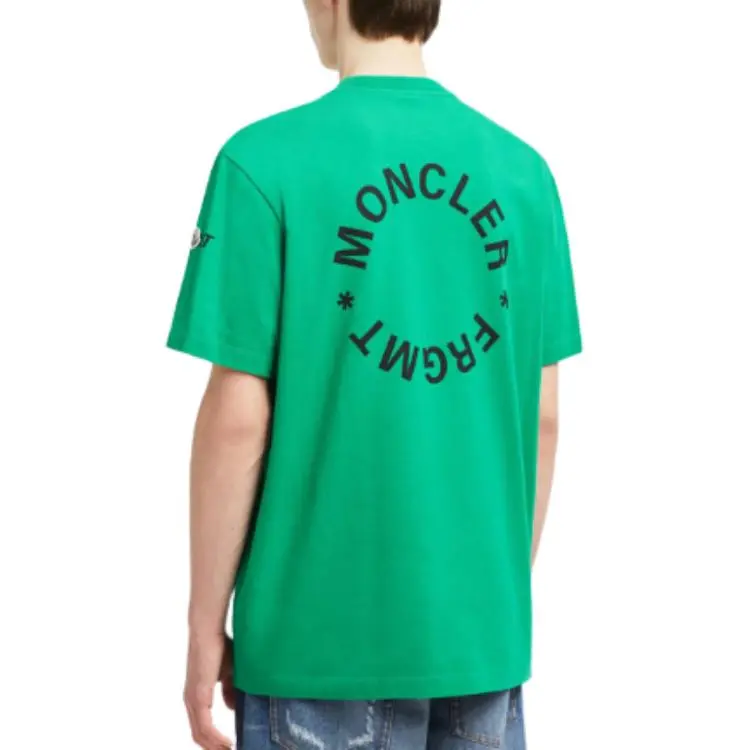 MONCLER GENIUS Moncler X Fragment Hiroshi Fujiwara Maxi Logo T Shirt-1