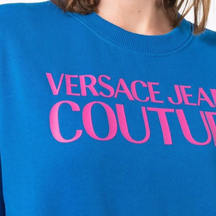 VERSACE JEANS COUTURE Sweatshirt Women's Blue-4