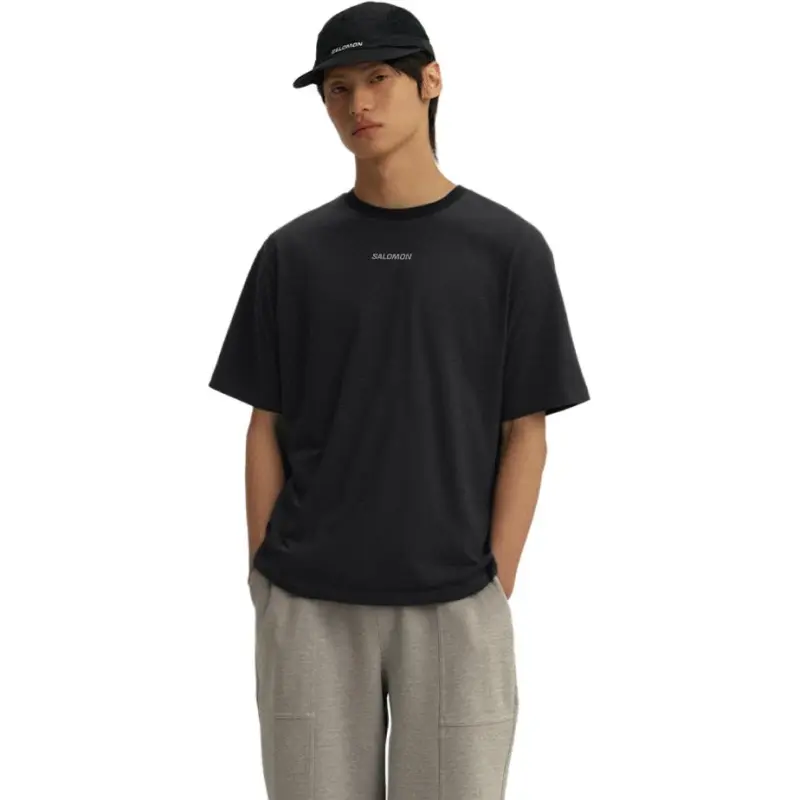 SALOMON T Shirts Men Black-3