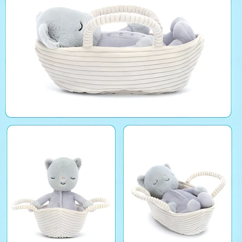 JELLYCAT Rock-A-Bye Kitten Plush Toy-2