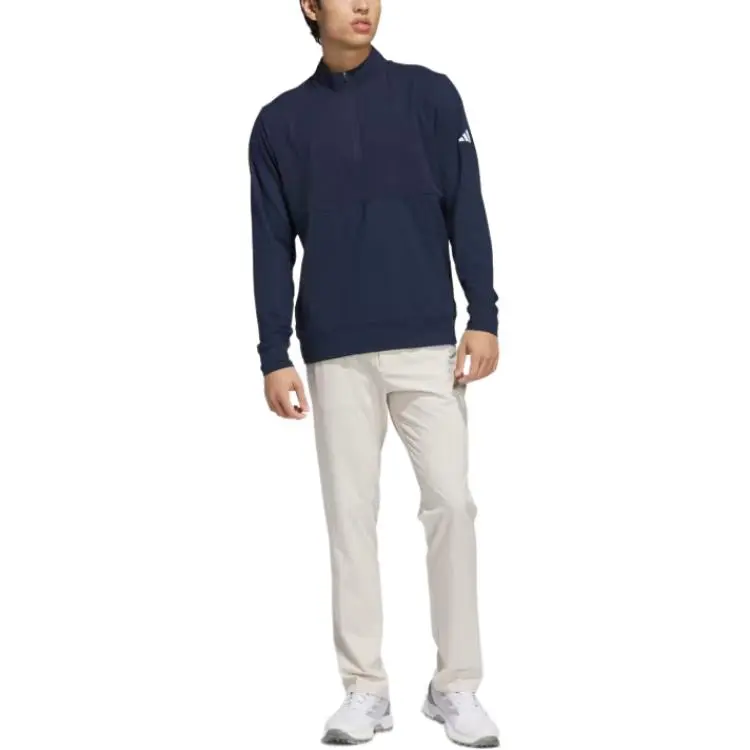 Adidas Free Shipping With AdiClub Ultimate365 Tour Quarter Zip Pullover-2