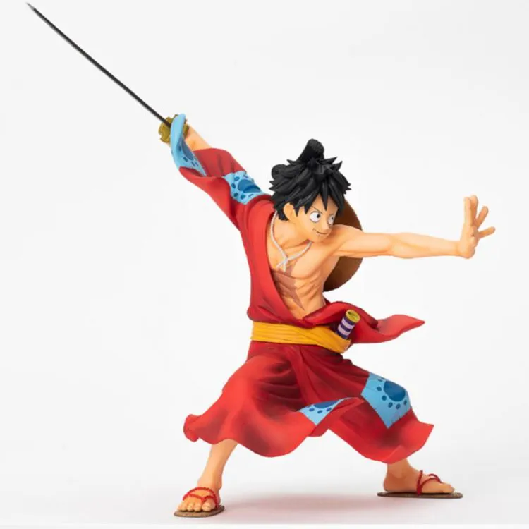 BANPRESTO One Piece World Colosseum 3 Super Master Stars Piece The Monkey D. Luffy Figure Red-3