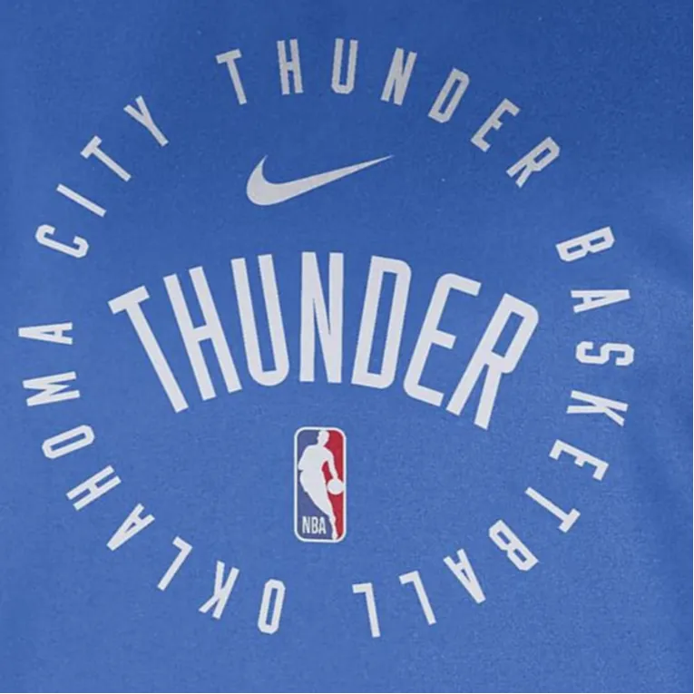Nike Oklahoma City Thunder Spotlight Men's Nike Dri FIT Nba Pullover Hoodie-2