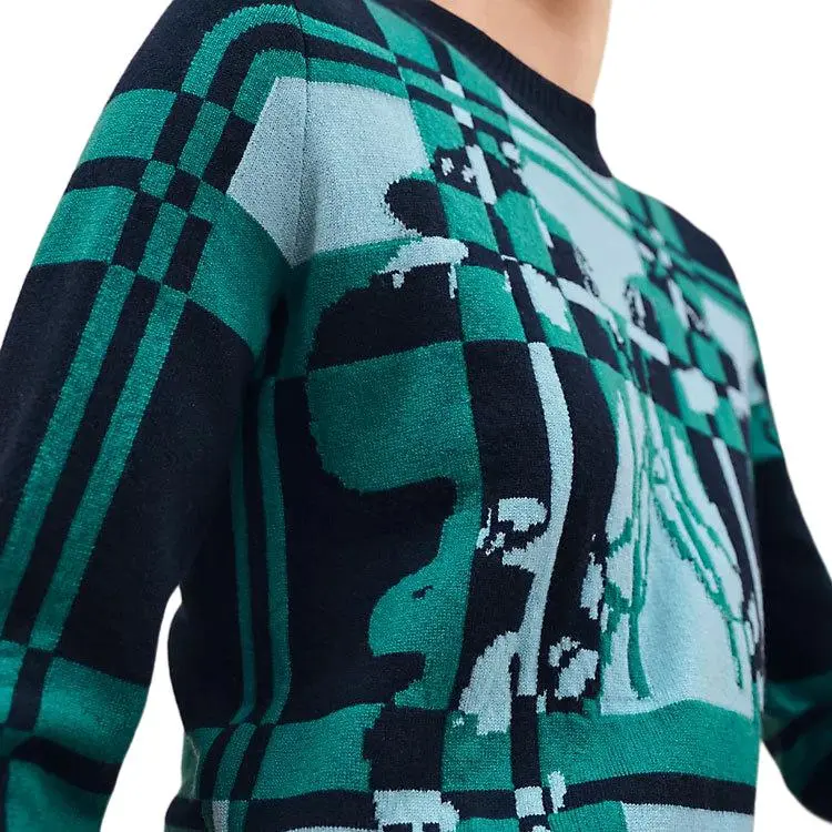 HERMES Sweaters Women's Oxford Green-4
