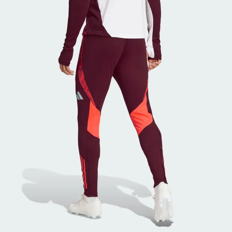 Adidas As Roma Tiro 24 Competition Training Pants Soccer Bottoms Men's Dark Red-2