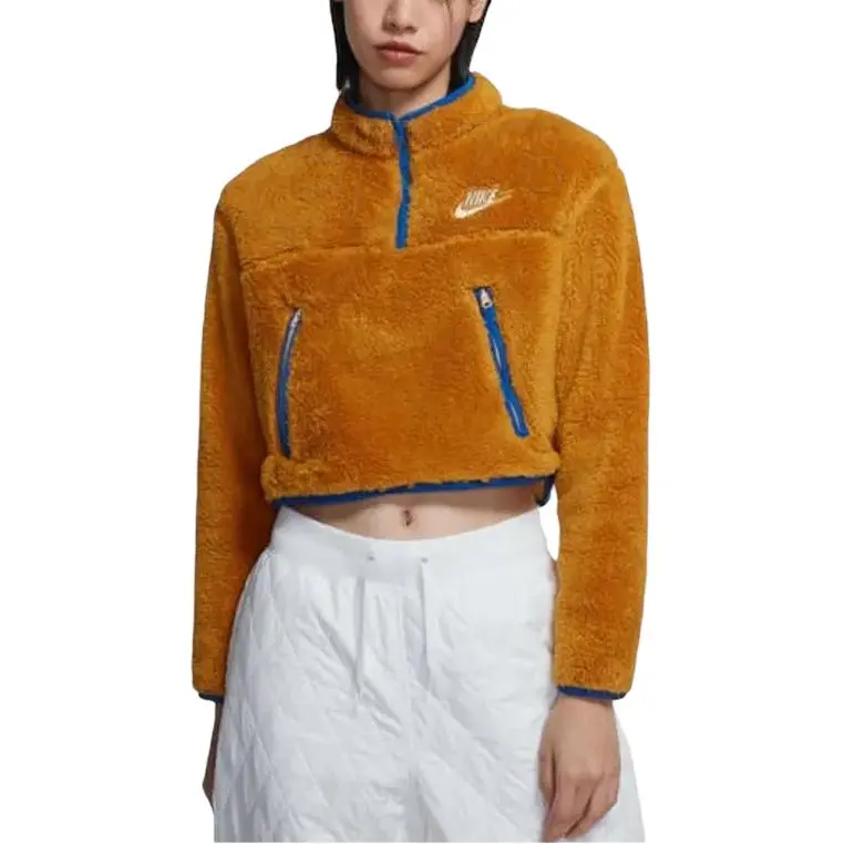 Nike Jacket Women's Brown Yellow-1