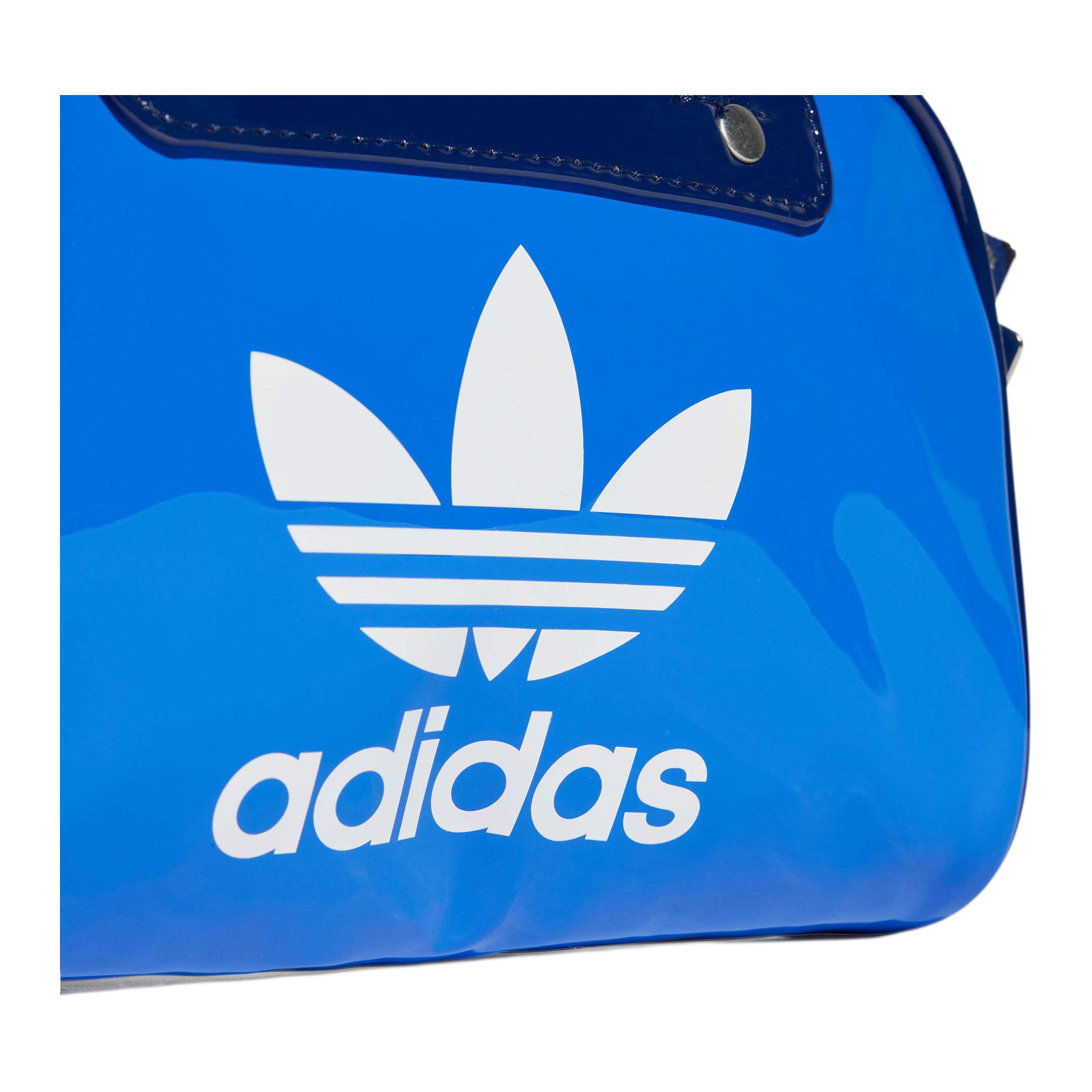 Adidas Originals Adicolor Mini Bowling Bag Blue/White - POIZON