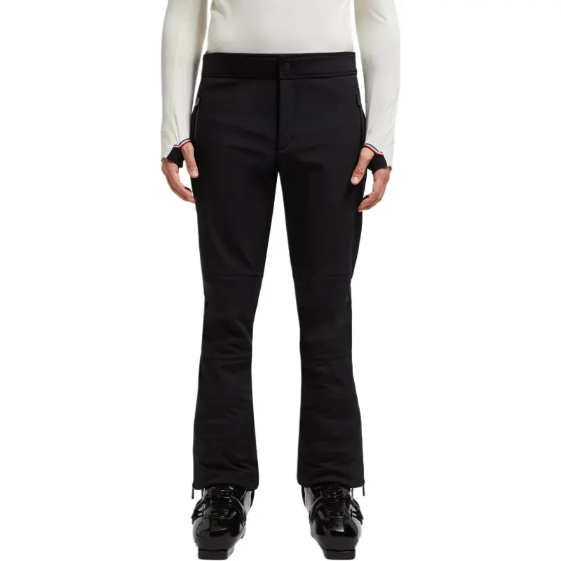 Moncler Logo Patch Flared Ski Trousers-2