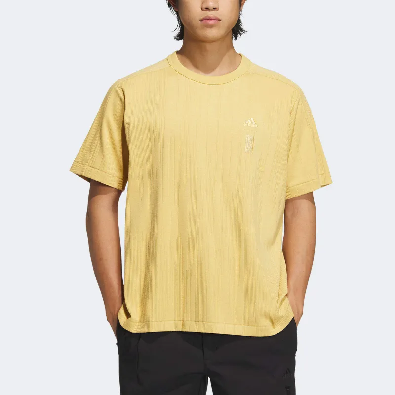 Adidas T Shirts Men Yellow-2