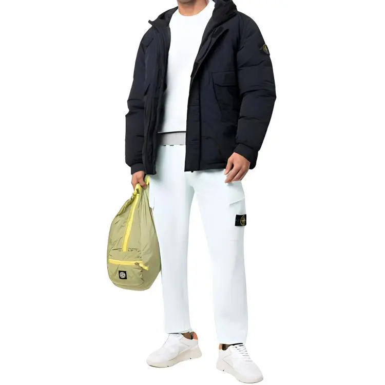 STONE ISLAND Casual Pants Men's White-3