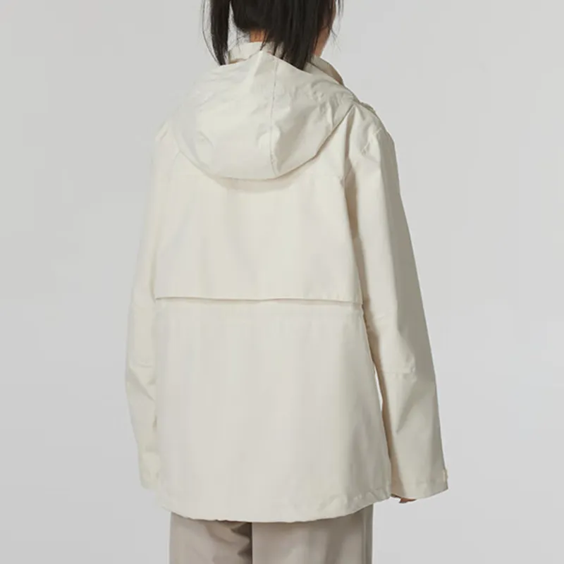 Columbia 2024 Fall And Winter Waterproof And Warm Windbreaker Jacket Women's White-3