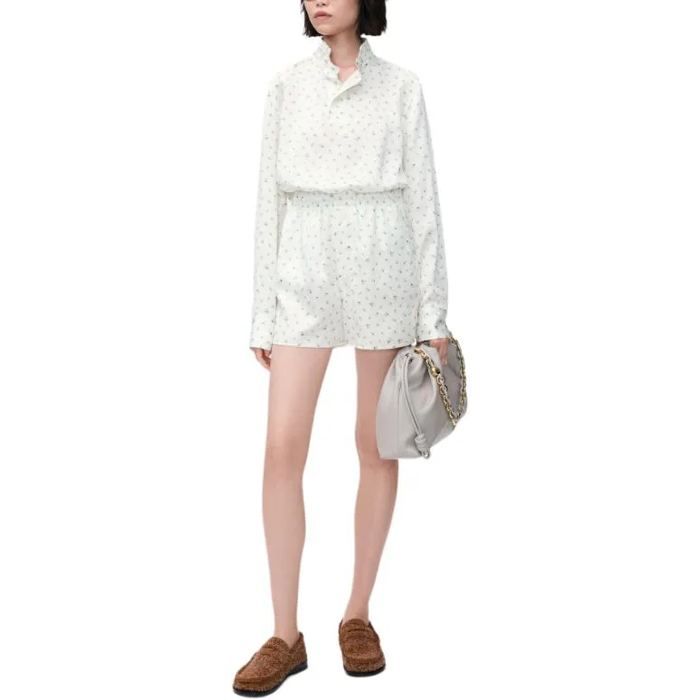 LOEWE Casual Shorts Women's White-1