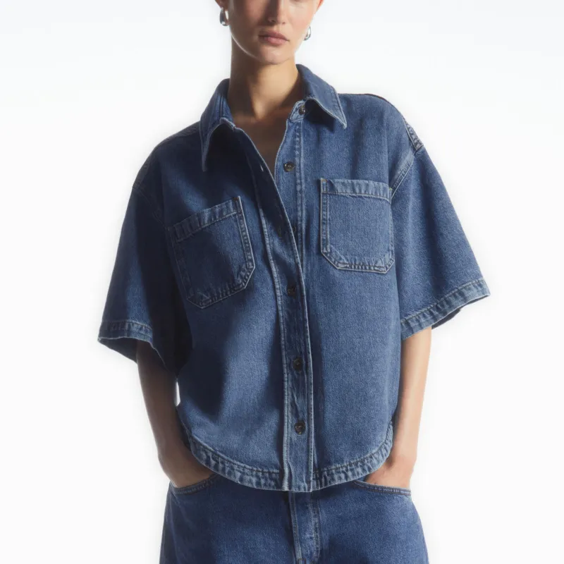 COS Shirts Women's Blue-1
