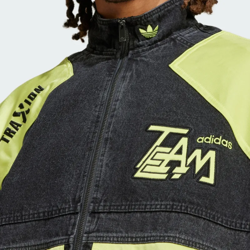 Adidas Originals ADILENIUM SS24 Jacket Men's Yellow Black-5