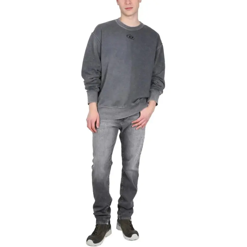 DIESEL Sweatshirts Men Dark Gray-4