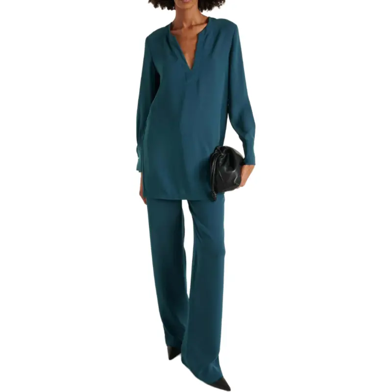 MaxMara Studio V Neck Long Sleeved Top-3