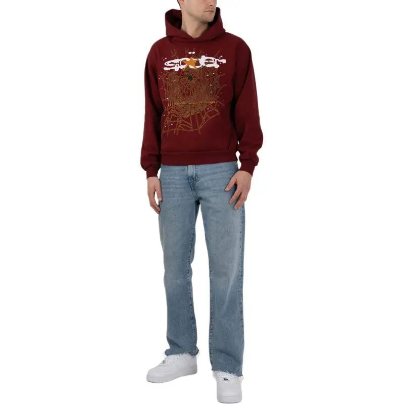 Sp5der Logo Hoodie-2