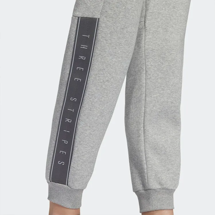 Adidas Knitted Sweatpants Women's Medium Gray-5
