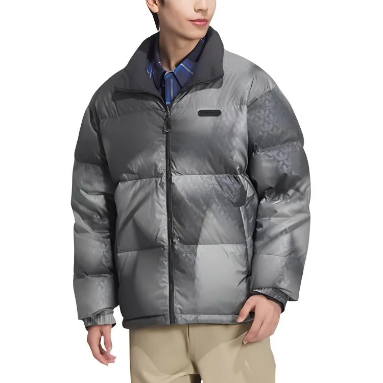 Adidas Originals Down Jacket Men's Egg Stone Silver Gray-1