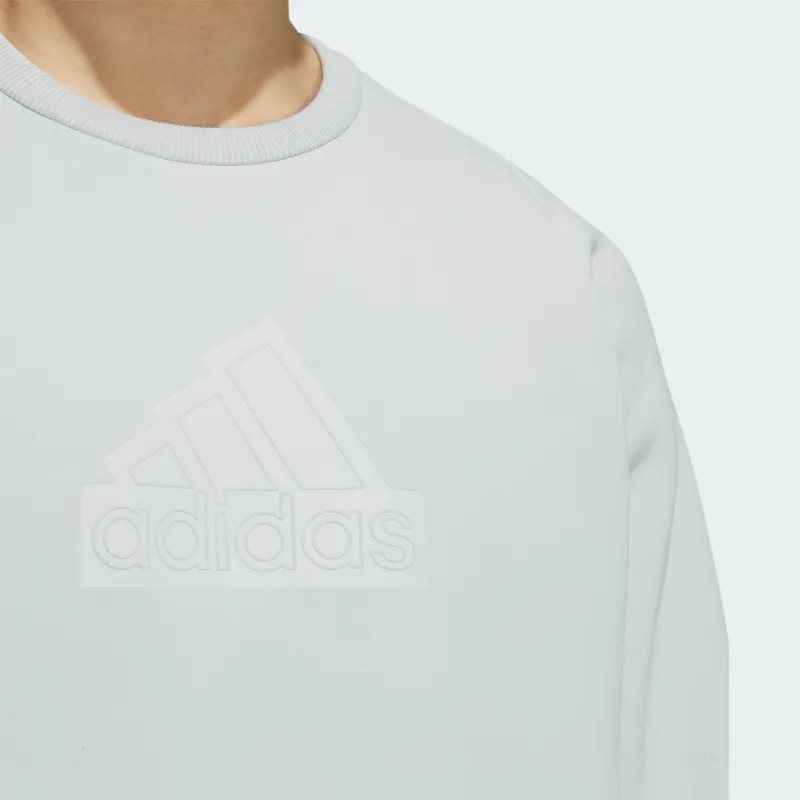 Adidas Sweatshirt Men's Silver Gray-5
