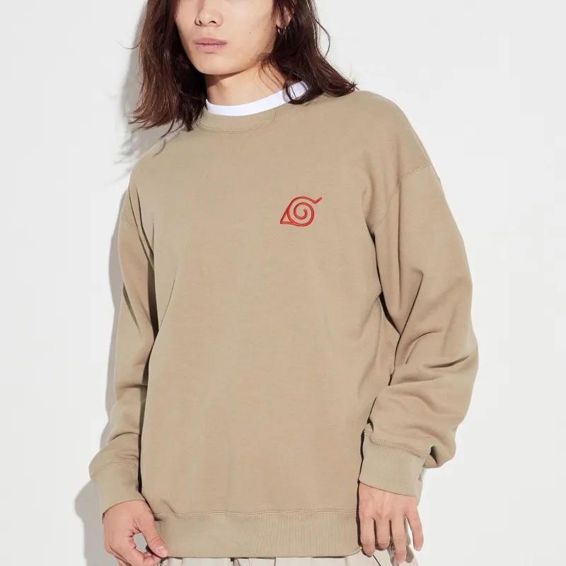 UNIQLO Naruto Co branded Model Sweatshirts Unisex Beige-2