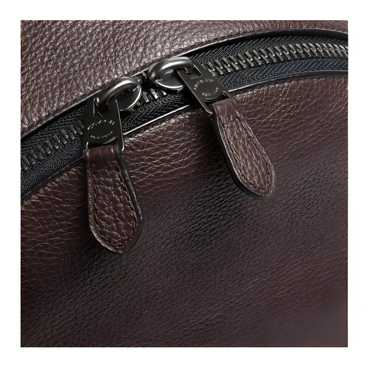 COACH Metropolitan Leather Backpack Tubas Women's Dark Coffee-3