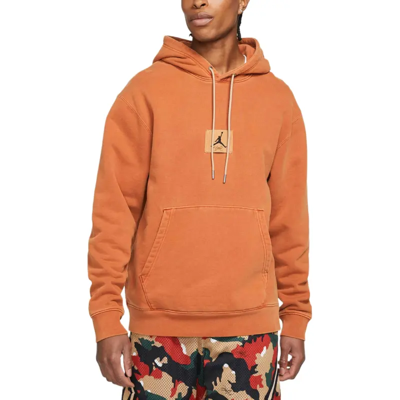 Jordan Flight Heritage Washed Fleece Pullover Hoodie-1