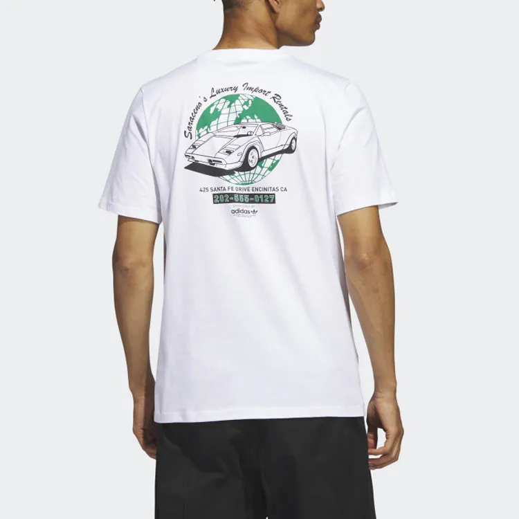 Adidas Originals T Shirts Men White-3